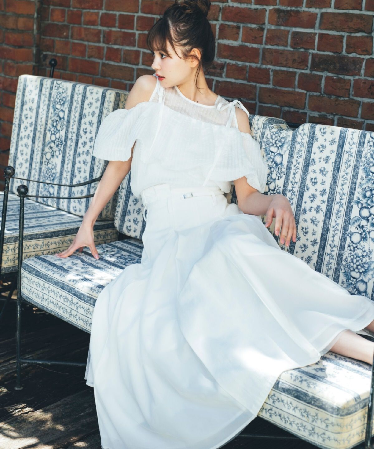 REDYAZEL「ストライプシアートップス」|Tシャツ・カットソー|