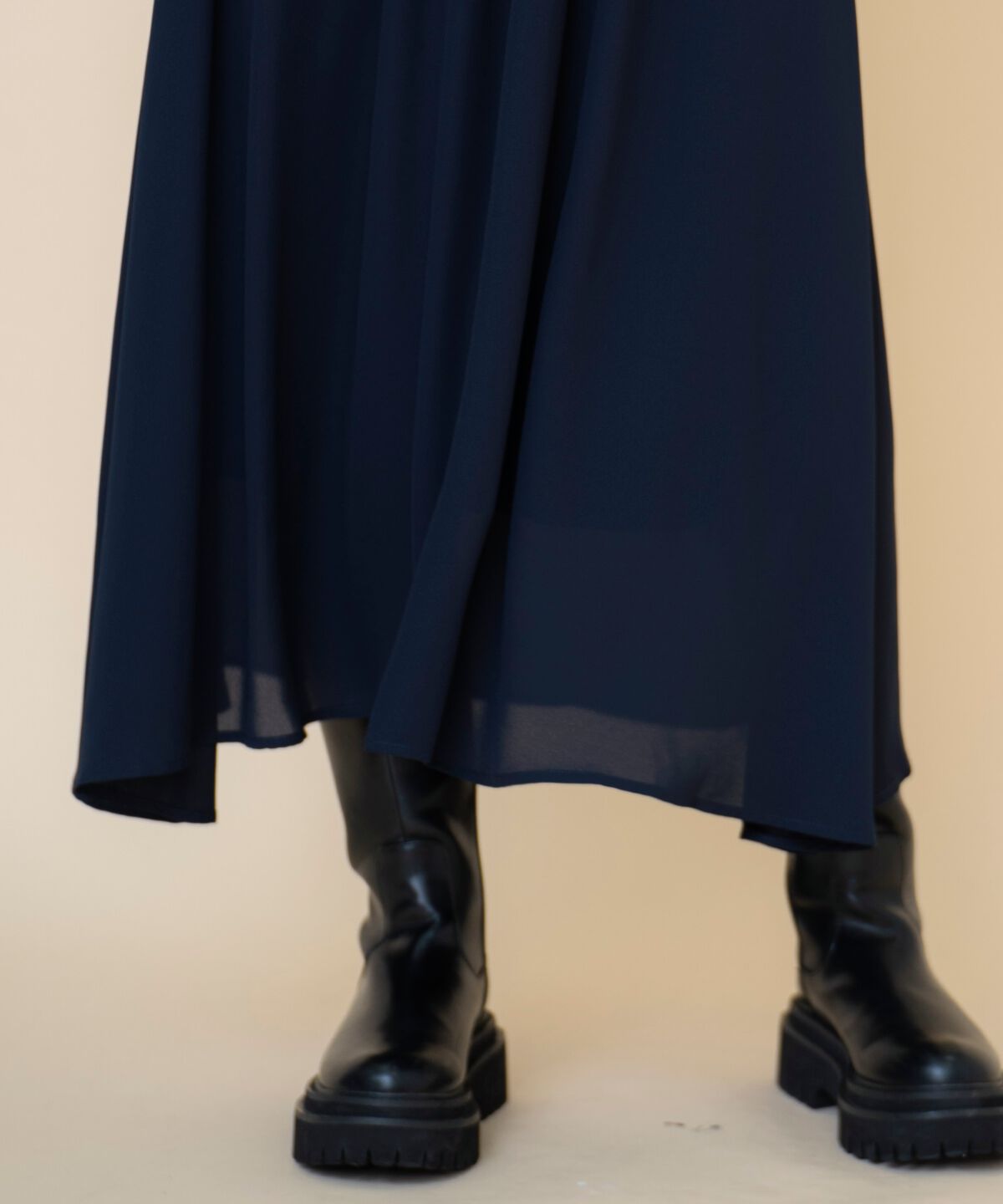 REDYAZEL「バイカラーフリルワンピース」|ワンピース|