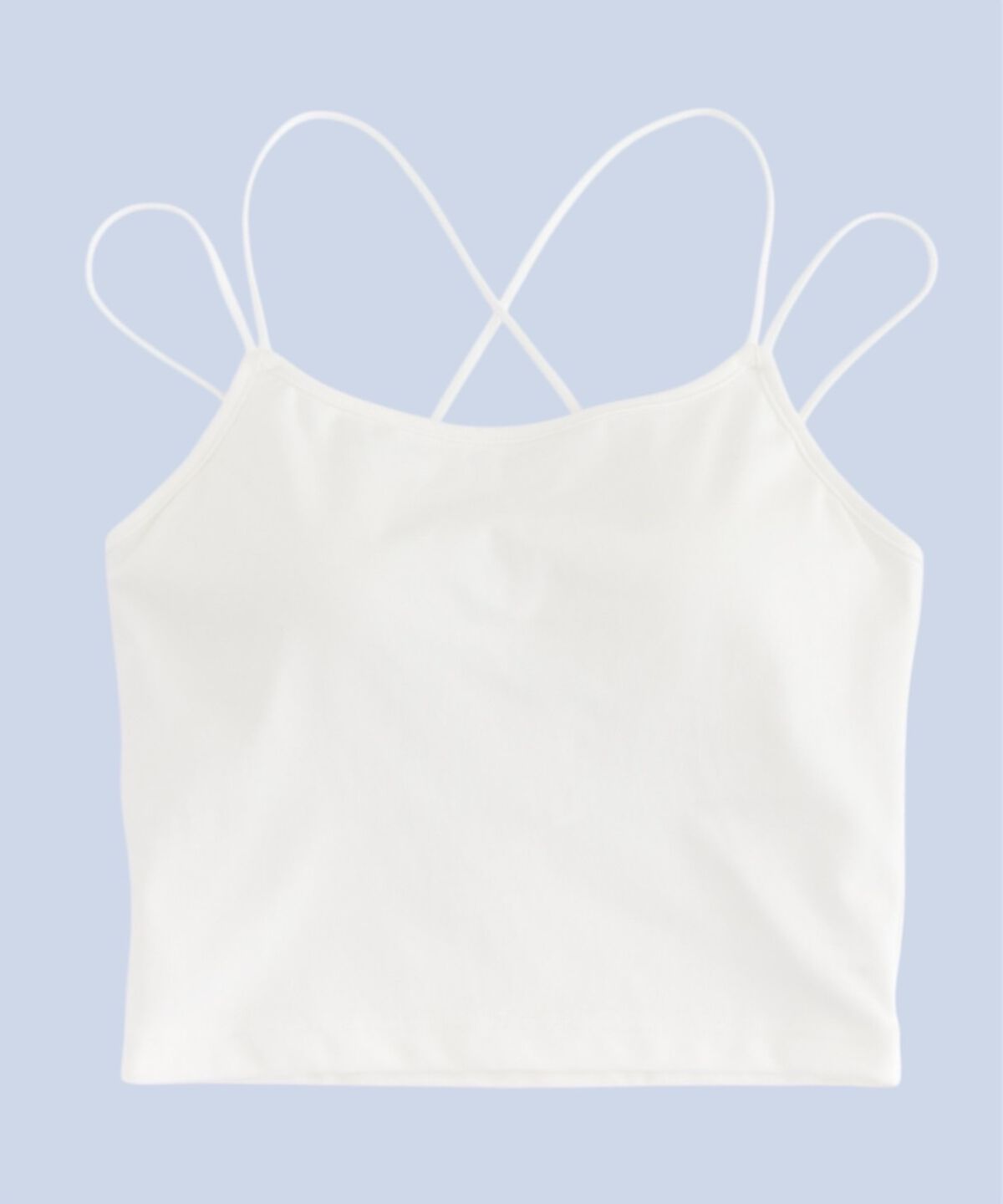 REDYAZEL「カップつきバッククロスキャミソール」|キャミソール|ホワイト