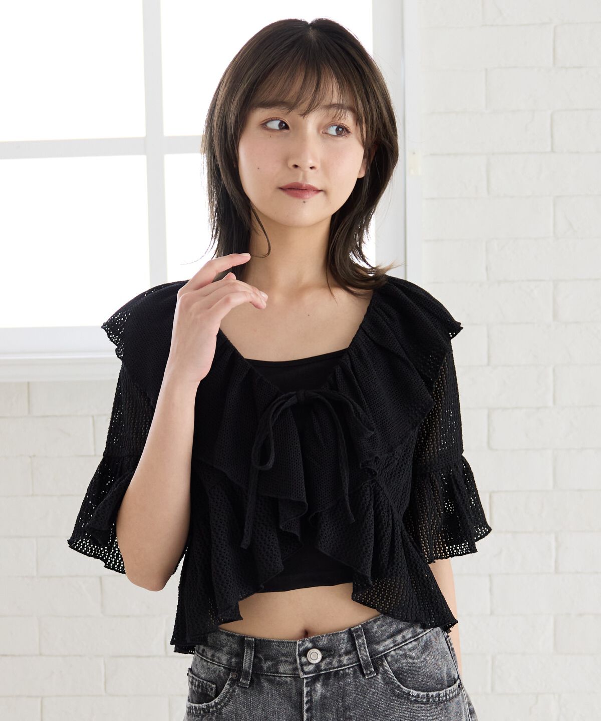 REDYAZEL「カップつきバッククロスキャミソール」|キャミソール|