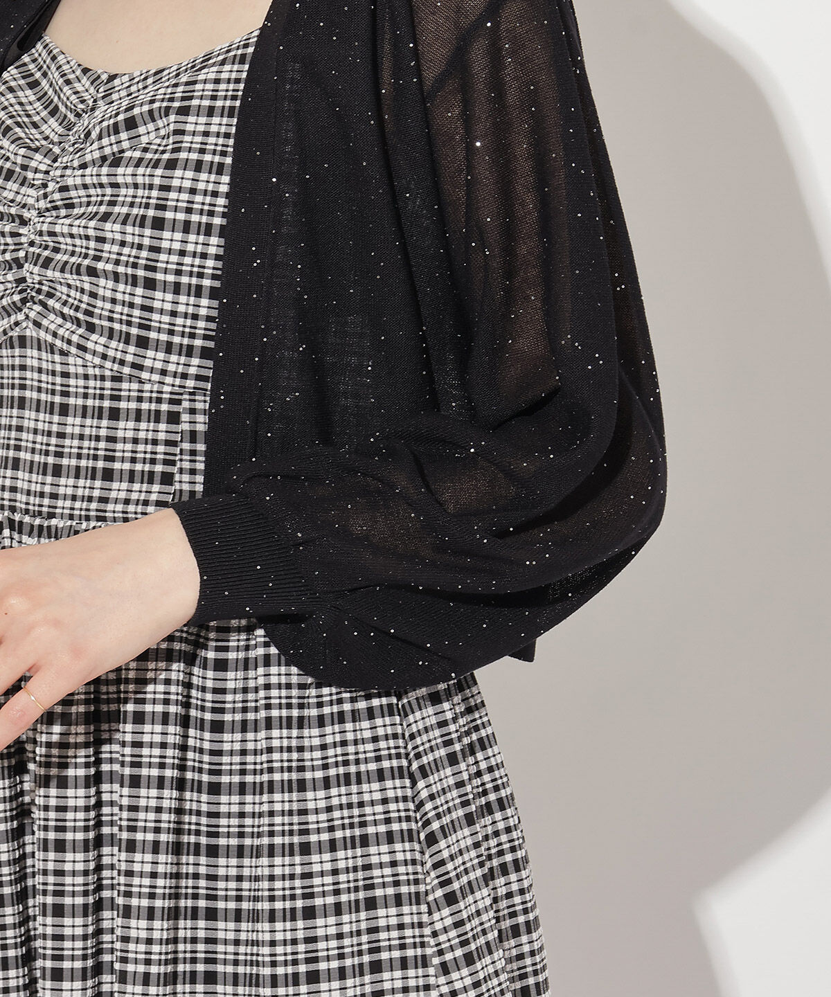 WILLSELECTION「スパンコールボレロ」|カーディガン|