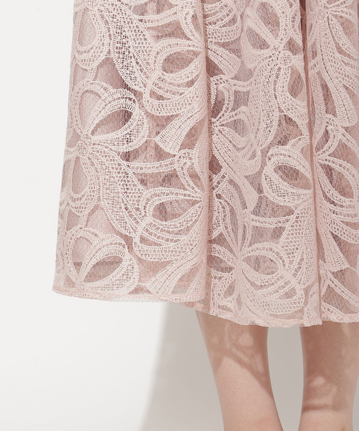 WILLSELECTION「リボンレーススカート」|フレア|