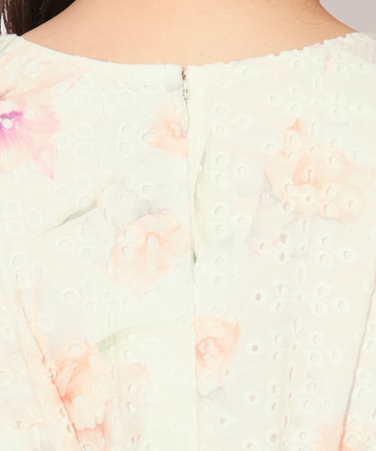 WILLSELECTION「レースフラワープリントワンピース」|ワンピース|