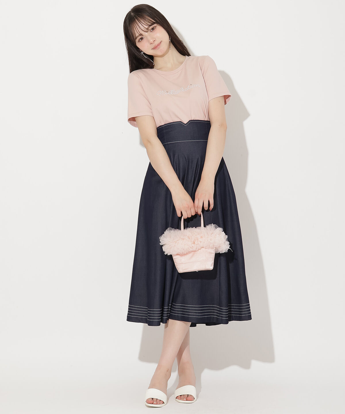 WILLSELECTION「パールロゴTシャツ」|Tシャツ・カットソー|