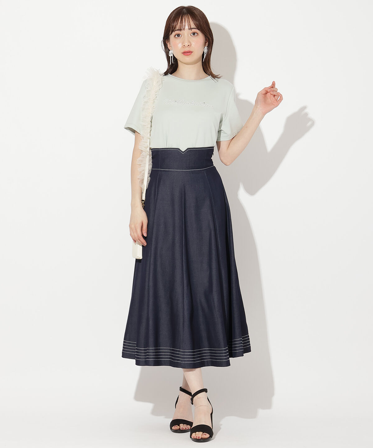 WILLSELECTION「パールロゴTシャツ」|Tシャツ・カットソー|