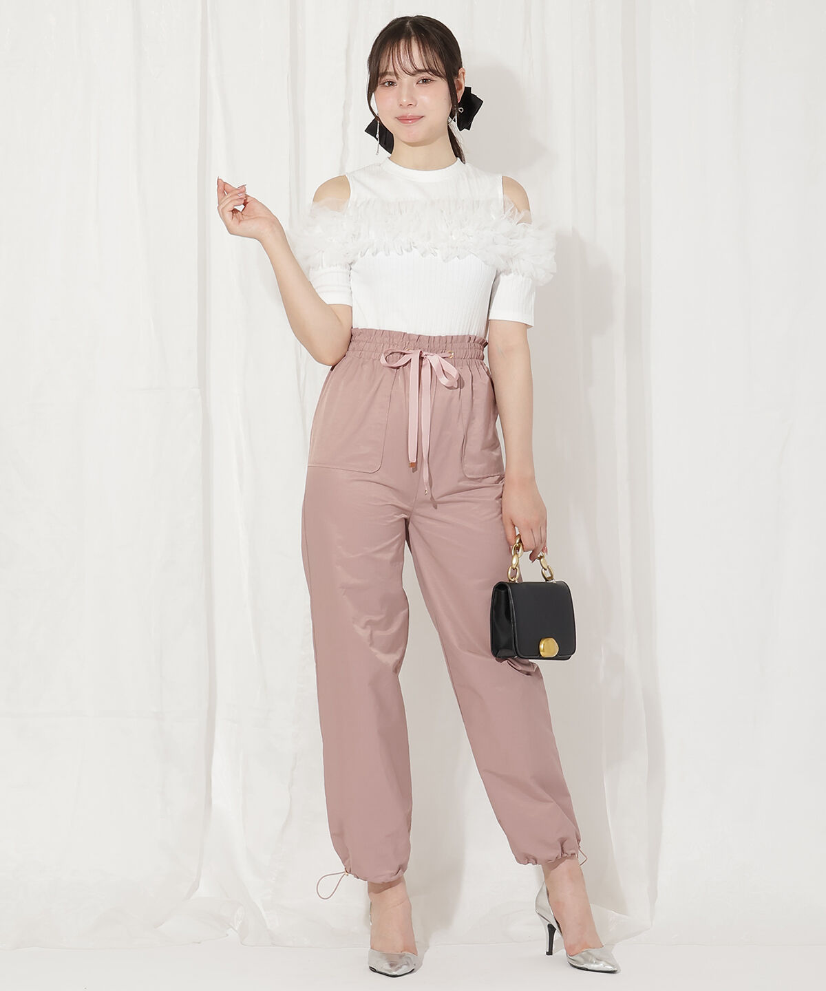 WILLSELECTION「チュールフリルテレコトップス」|Tシャツ・カットソー|