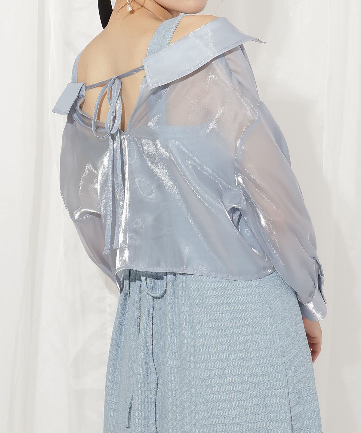 WILLSELECTION「シアーブラウス&times;カットソーマーメイドワンピース」|ワンピース|