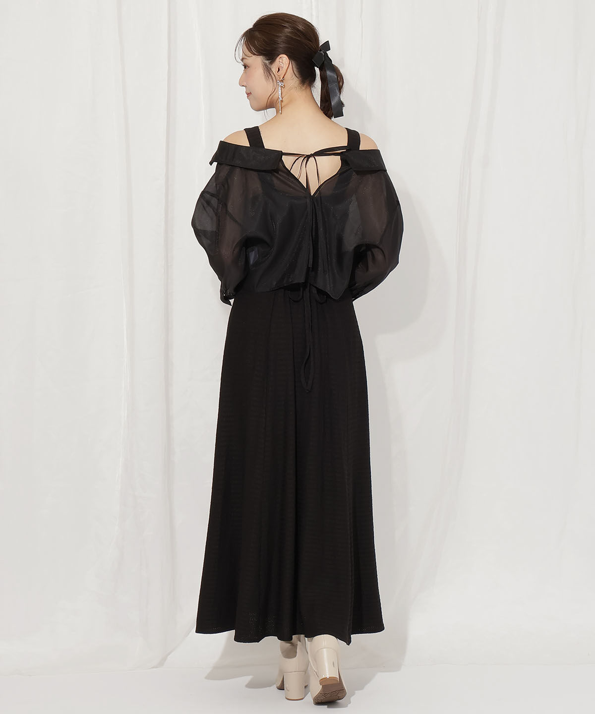 WILLSELECTION「シアーブラウス&times;カットソーマーメイドワンピース」|ワンピース|