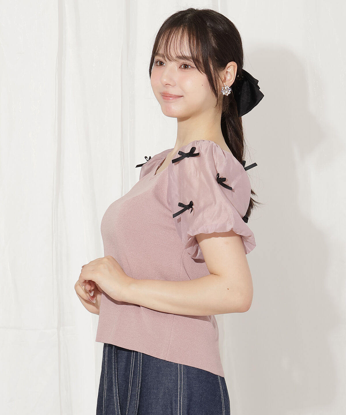 WILLSELECTION「ミニリボンニット」|ニット・セーター|