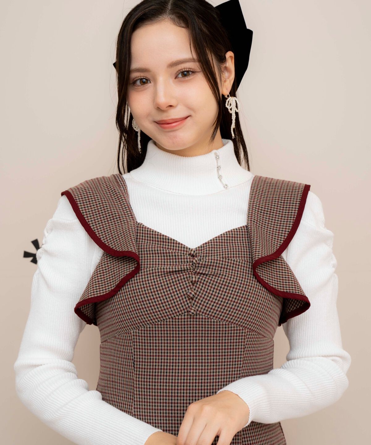 WILLSELECTION「パイピングフリルマーメイドジャンスカ」|ジャンパースカート|