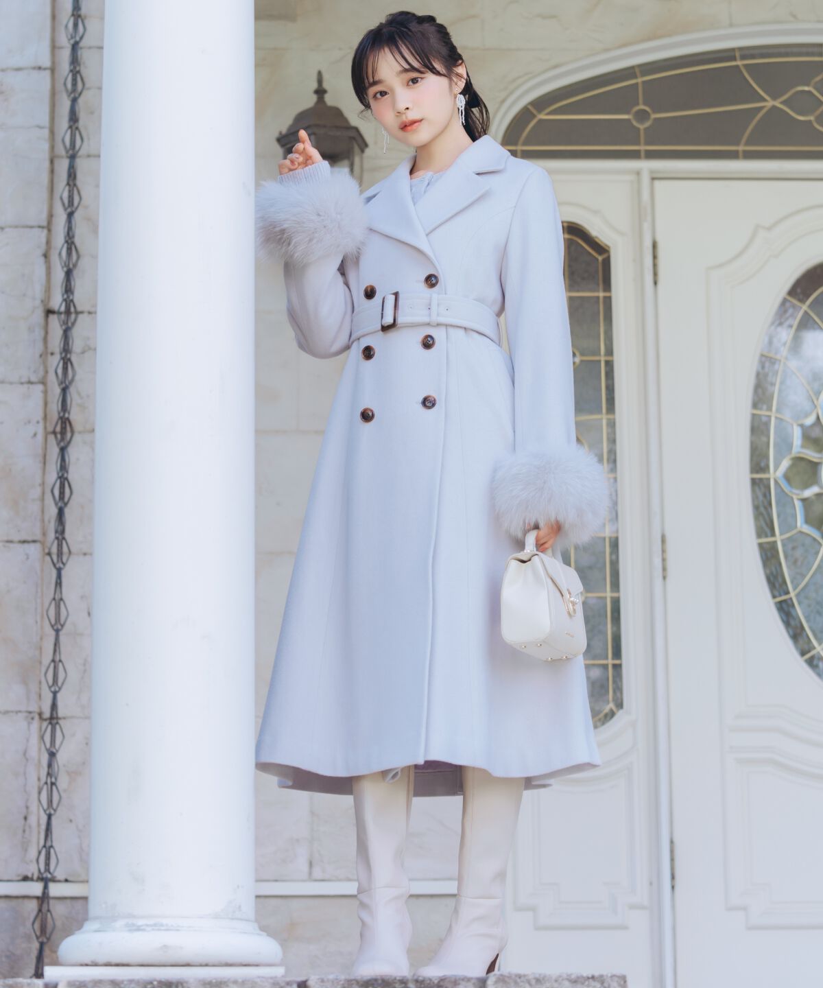 WILLSELECTION「FOXファー付きウールコート」|その他|