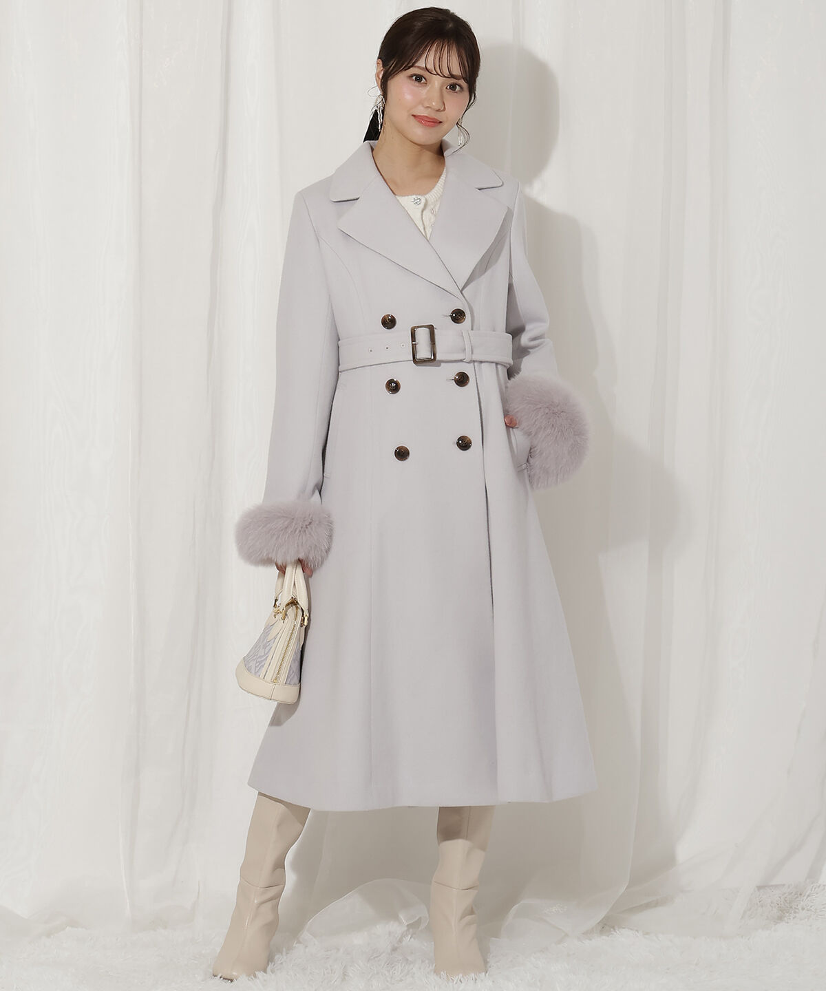 WILLSELECTION「FOXファー付きウールコート」|その他|