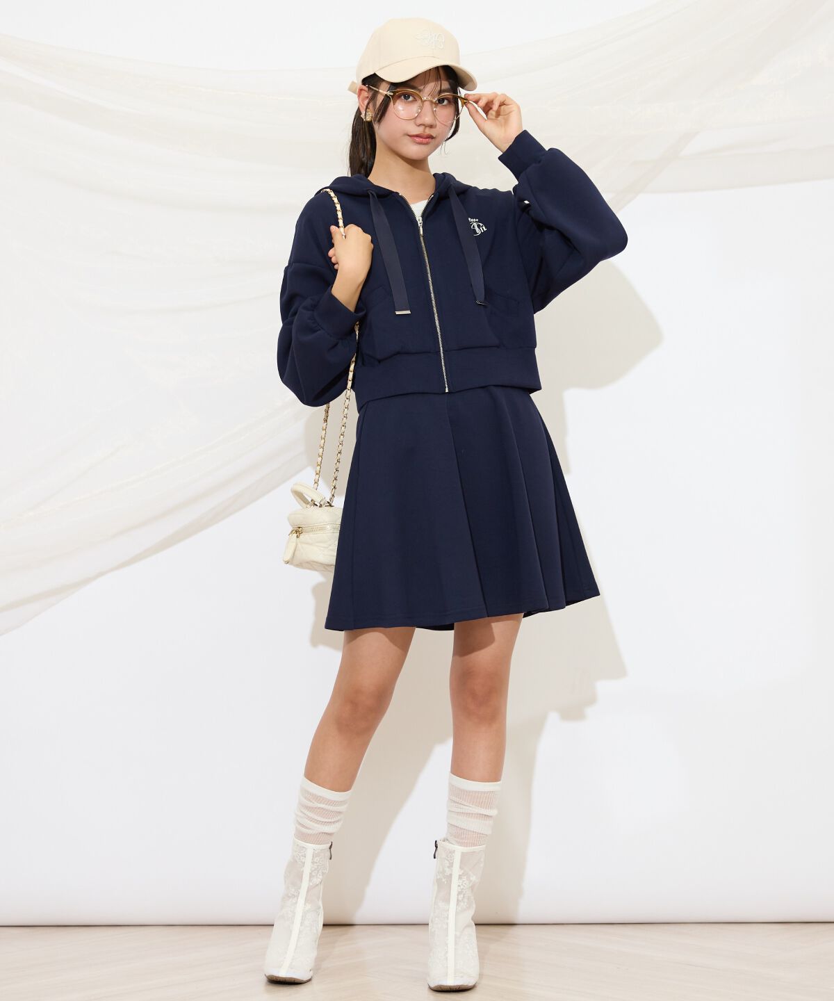 WILLSELECTION「ロゴ刺繍コンパクトフーディー」|パーカー|