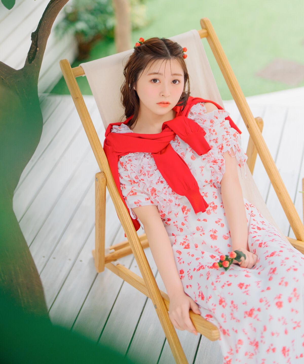 WILLSELECTION「ジュイフラワーフリルワンピース」|ワンピース|