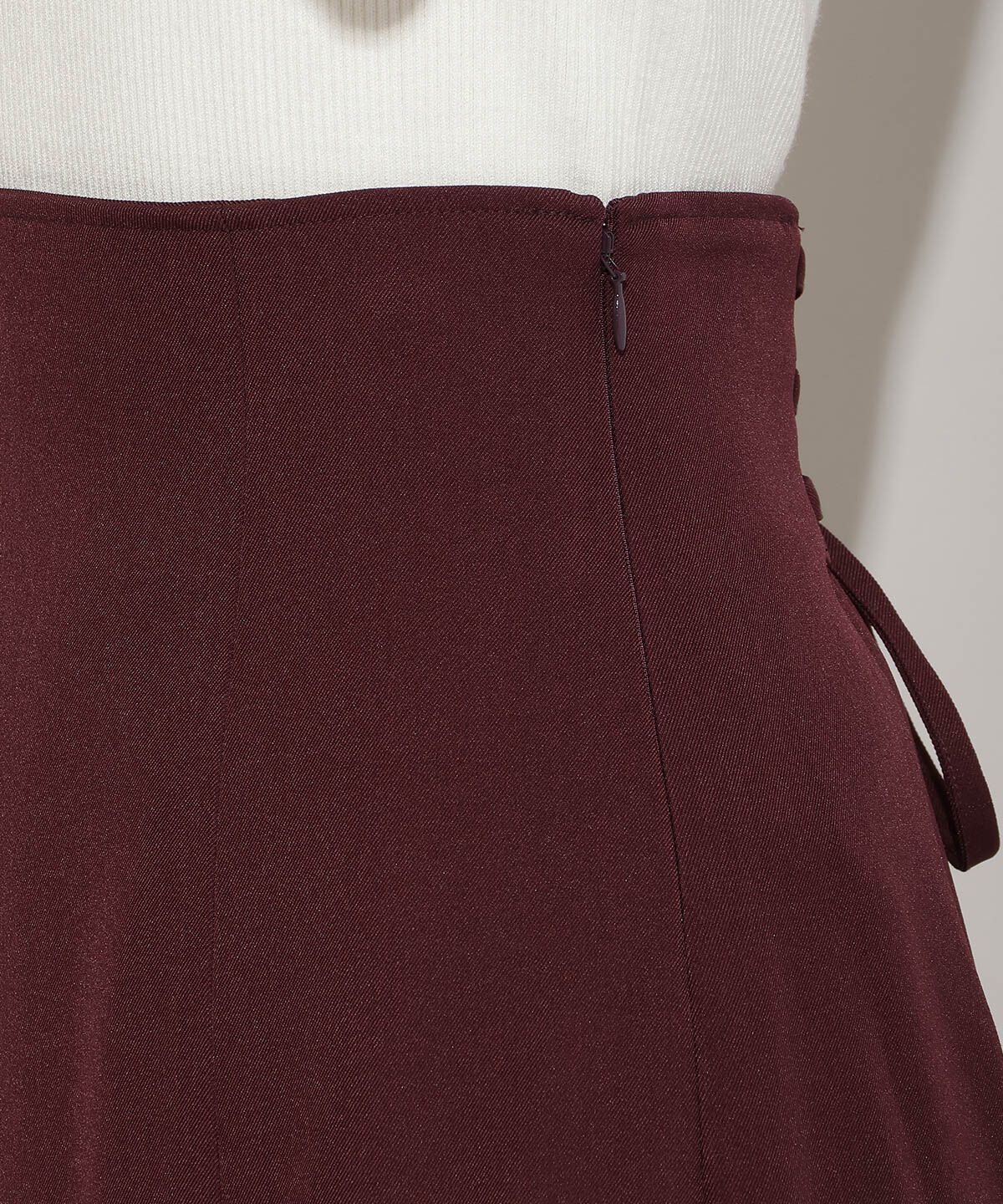 WILLSELECTION「ボリュームヘムティアードスカート」|フレア|