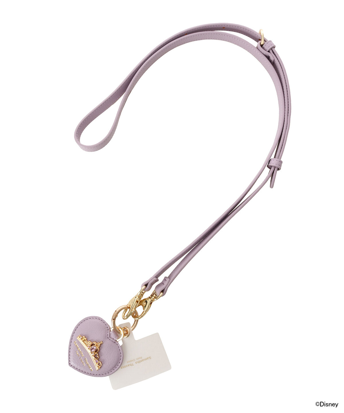 Samantha Thavasa Petit Choice「「ディズニープリンセスコレクション」スマホストラップ」|モバイルケース|ラベンダー