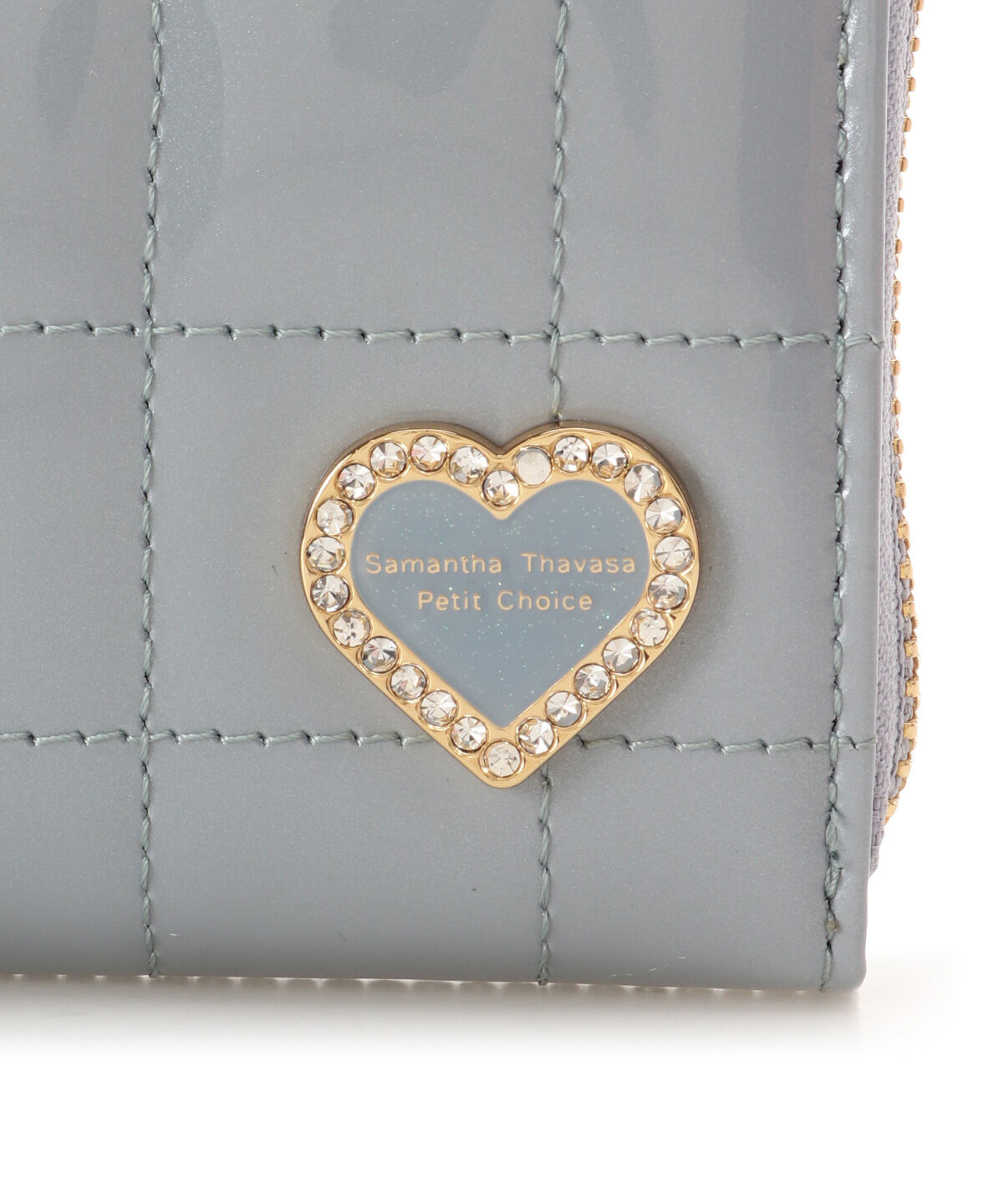 Samantha Thavasa Petit Choice「エナメルキルティング 長財布」|財布|