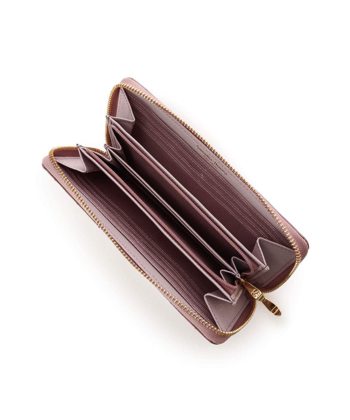 Samantha Thavasa Petit Choice「エナメルキルティング 長財布」|財布|