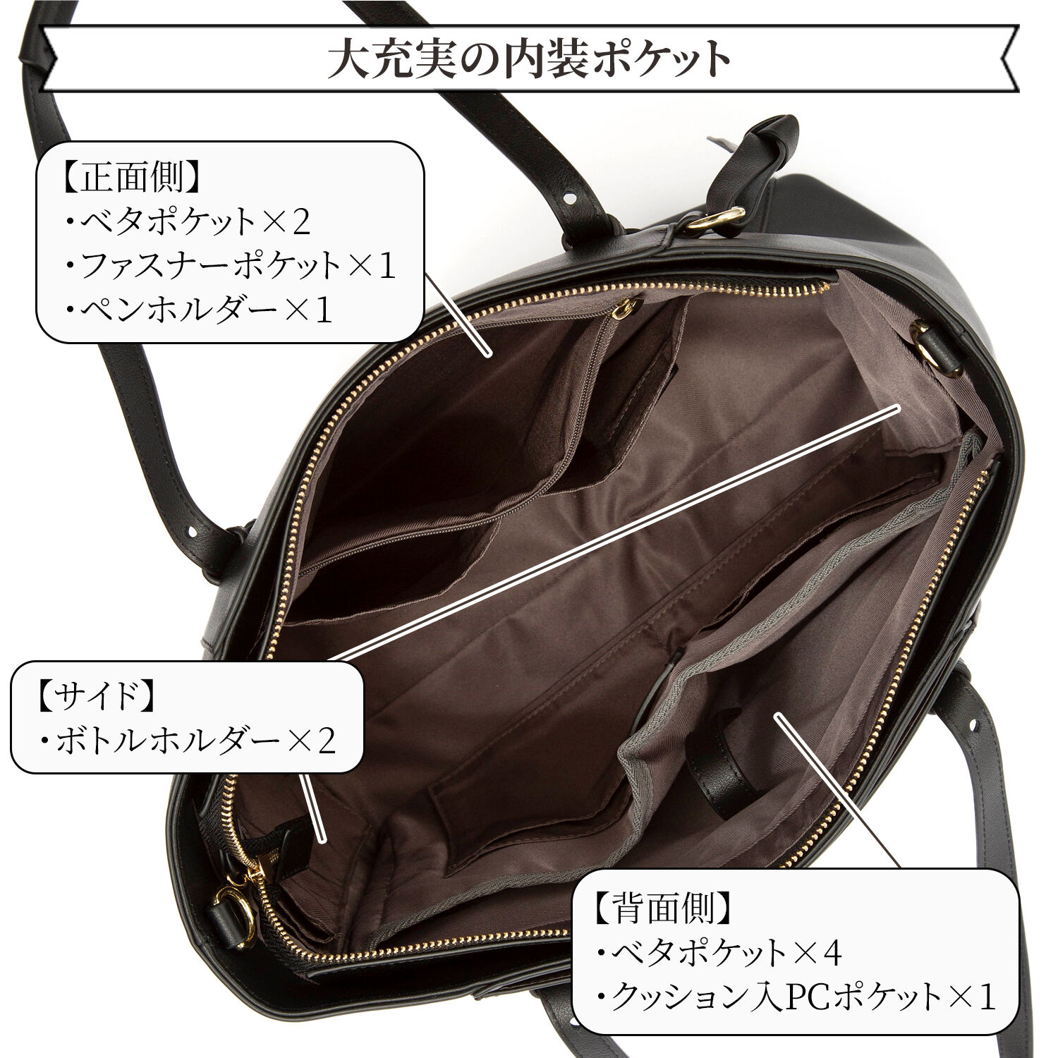  「Jewelna Rose オリンズ トートバッグ 11924」|トートバッグ|