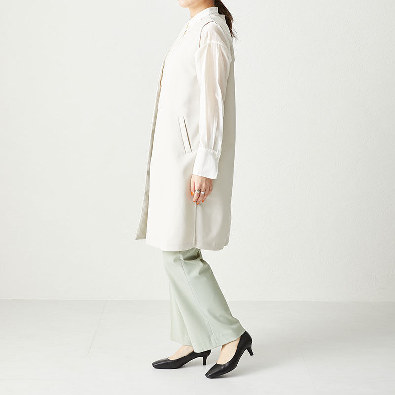 ORiental TRaffic「【本革/通勤/リクルート】スクエアトゥブラックパンプス/R-3103」|パンプス|