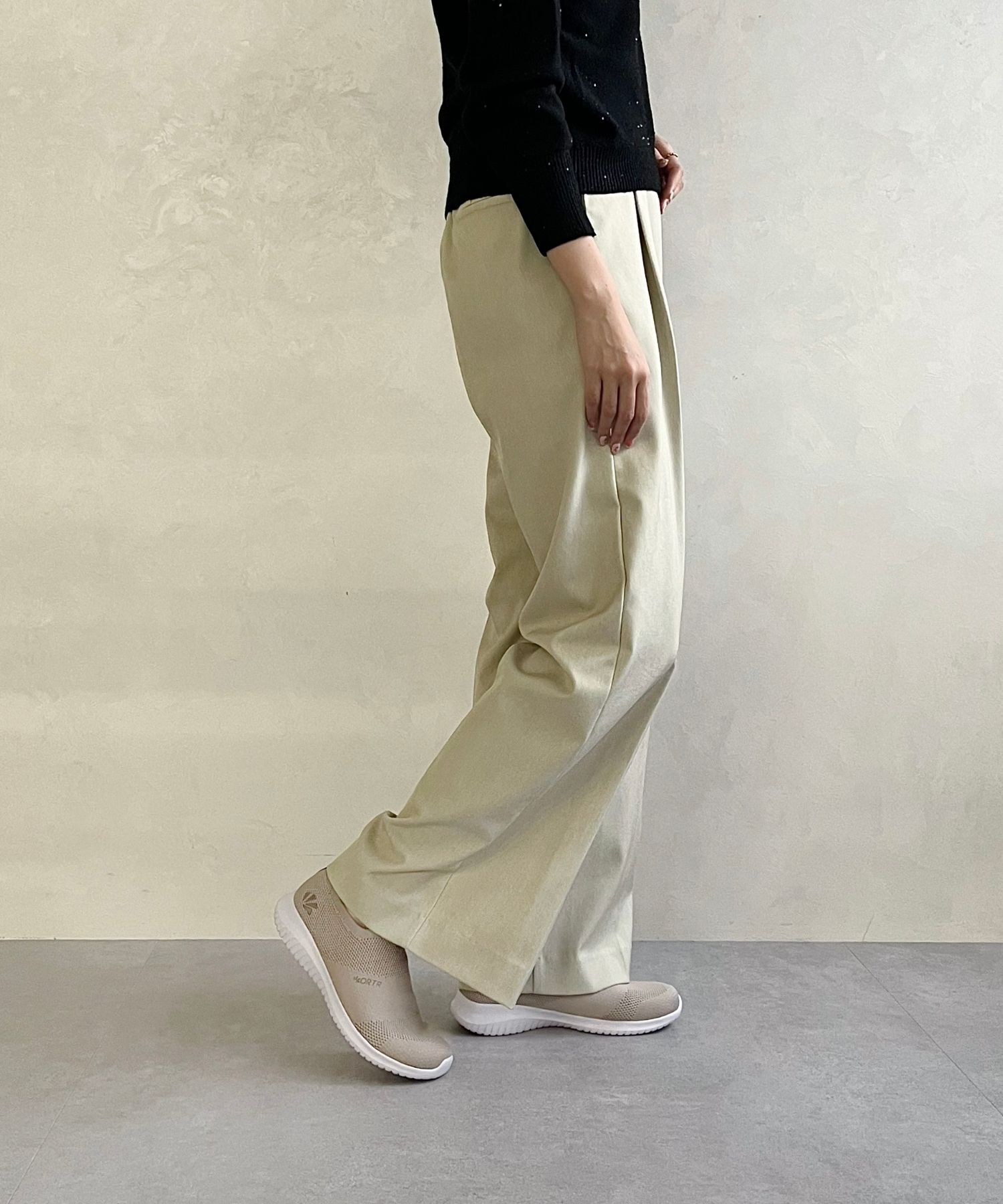 ORiental TRaffic「【累計19万足突破 】 ニット スニーカー /3709 柔らかい 伸縮性 軽量」|スニーカー|