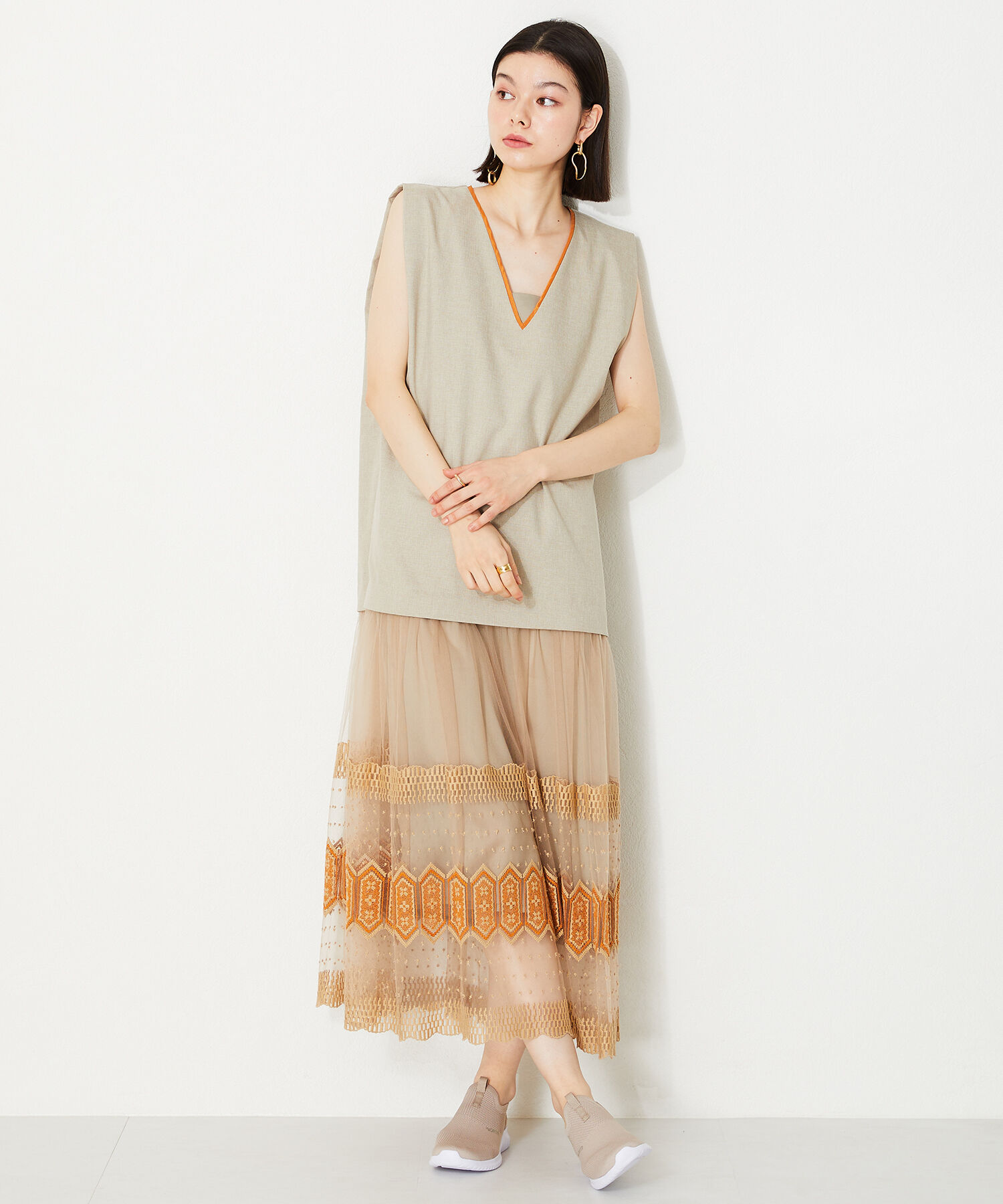 ORiental TRaffic「【累計19万足突破 】 ニット スニーカー /3709 柔らかい 伸縮性 軽量」|スニーカー|