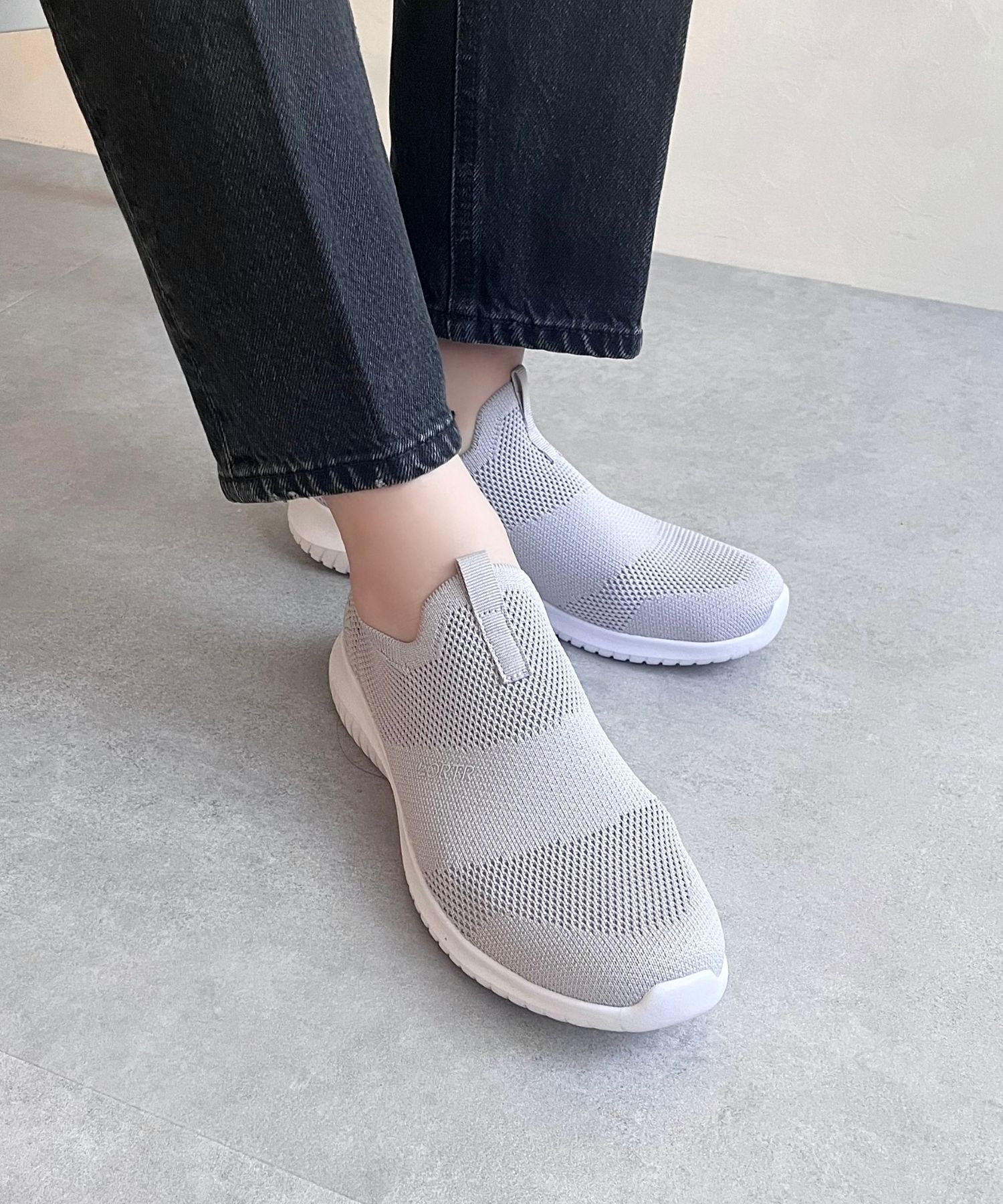 ORiental TRaffic「【累計19万足突破 】 ニット スニーカー /3709 柔らかい 伸縮性 軽量」|スニーカー|