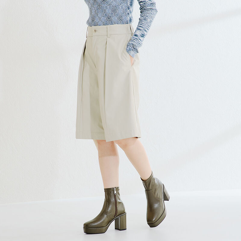 ORiental TRaffic「プラットフォームストレッチブーツ/31401」|ショートブーツ|