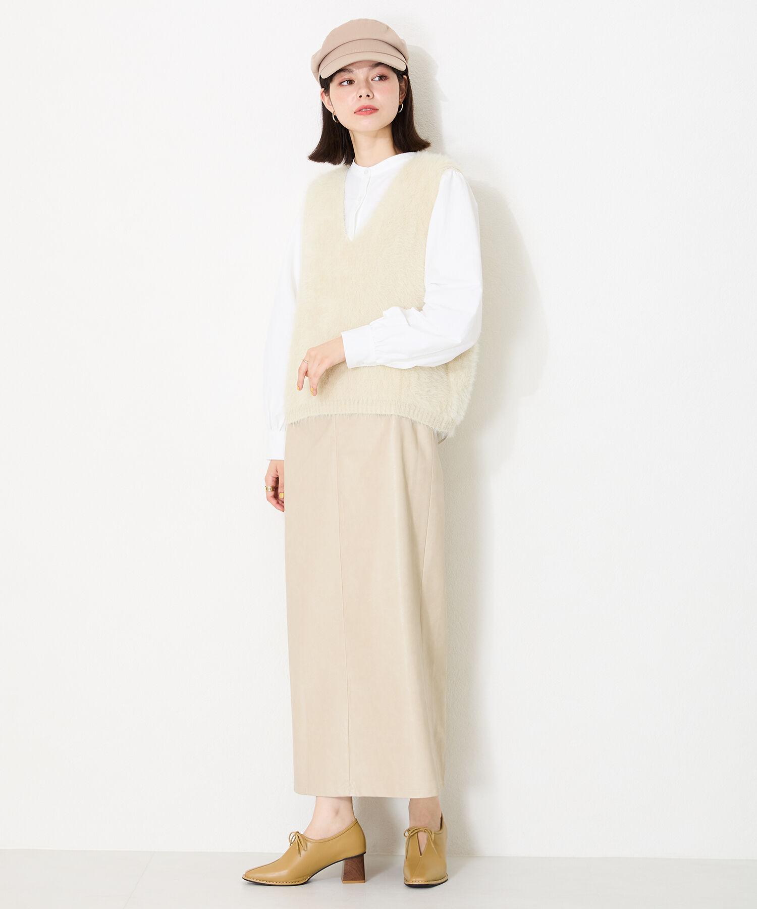 ORiental TRaffic「●2024秋冬新作●ウッドヒール甲深パンプス/41307」|パンプス|