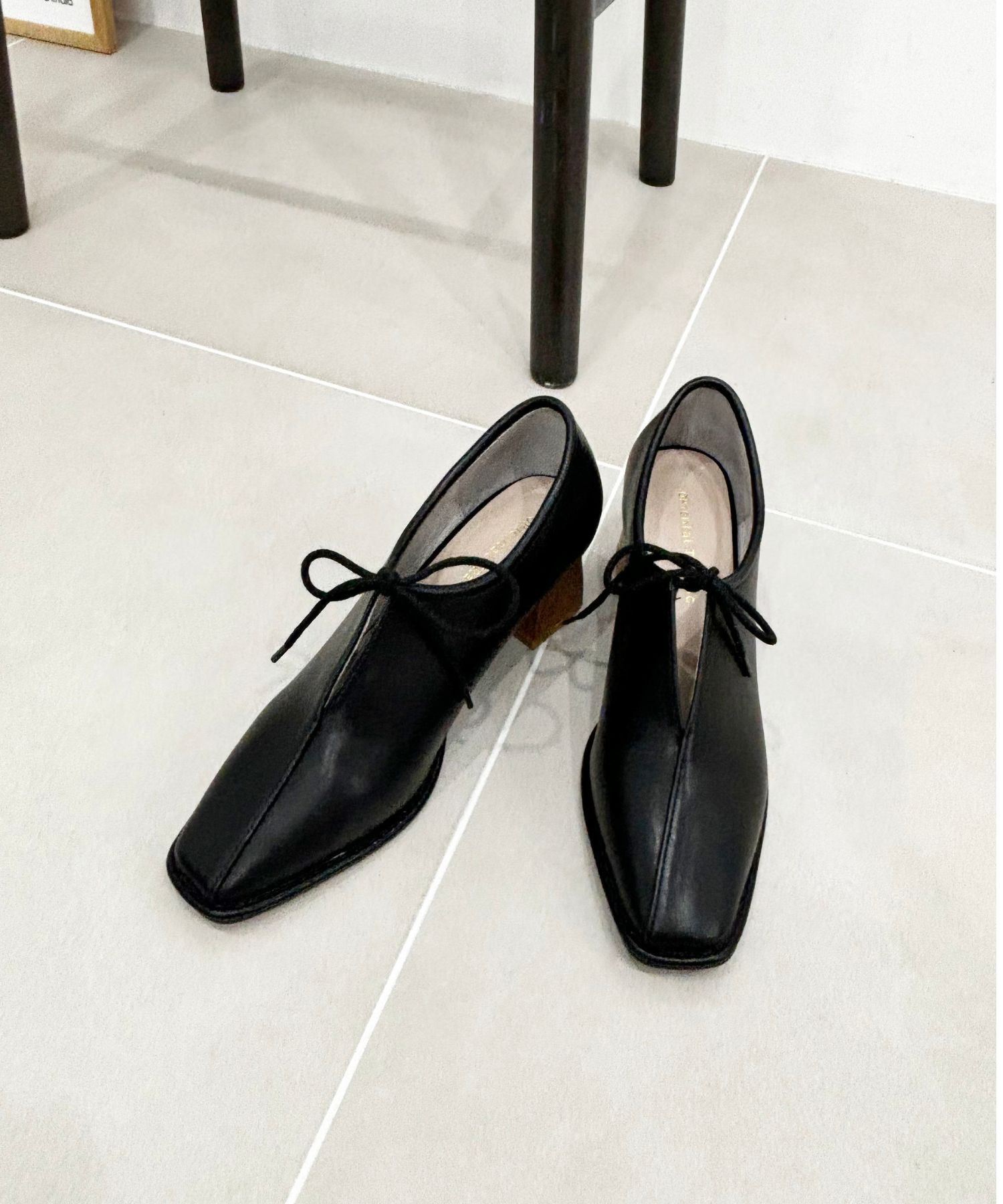 ORiental TRaffic「●2024秋冬新作●ウッドヒール甲深パンプス/41307」|パンプス|