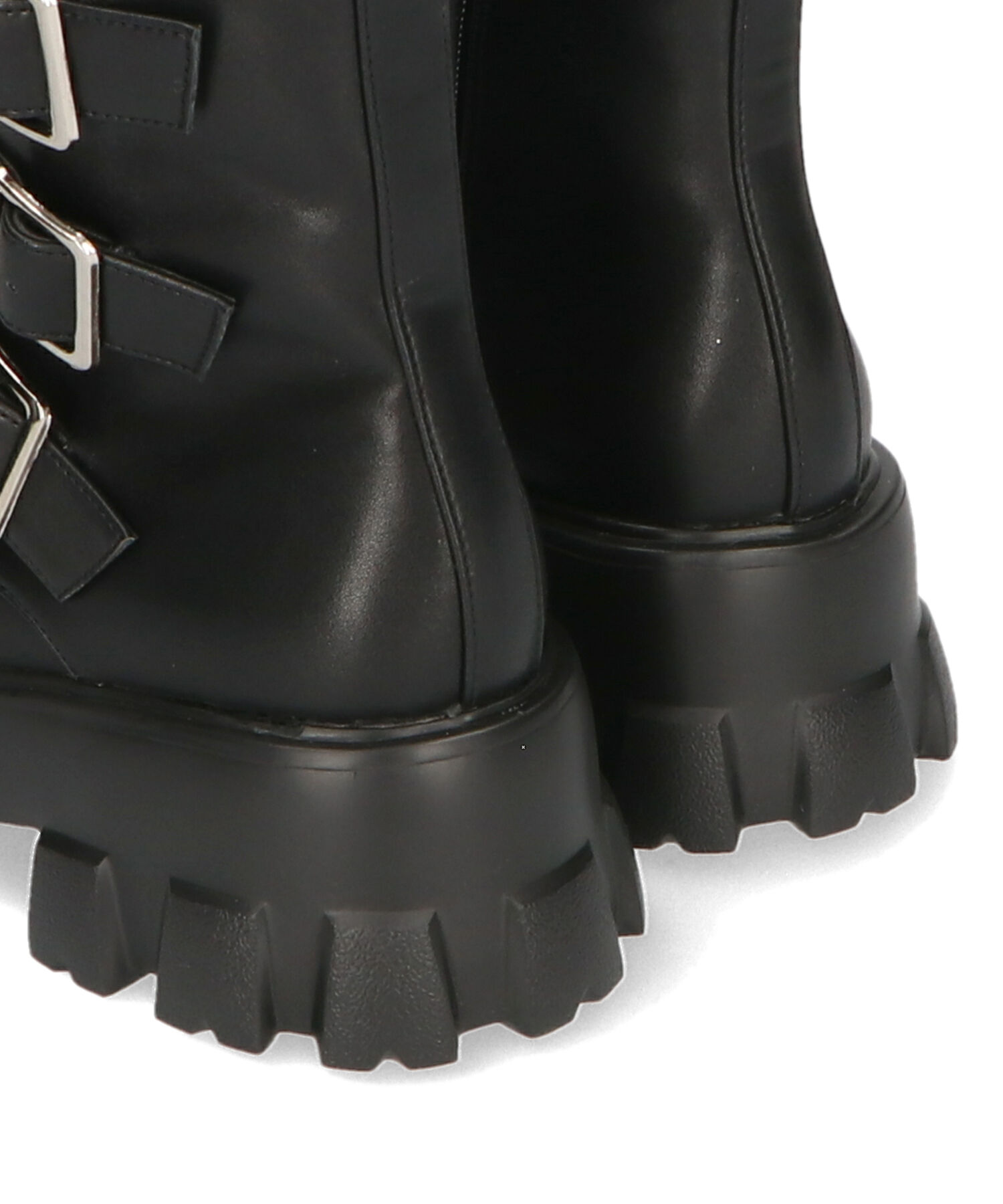 ORiental TRaffic「●2024秋冬新作●ジップデザインベルトバックルブーツ/41417」|ショートブーツ|