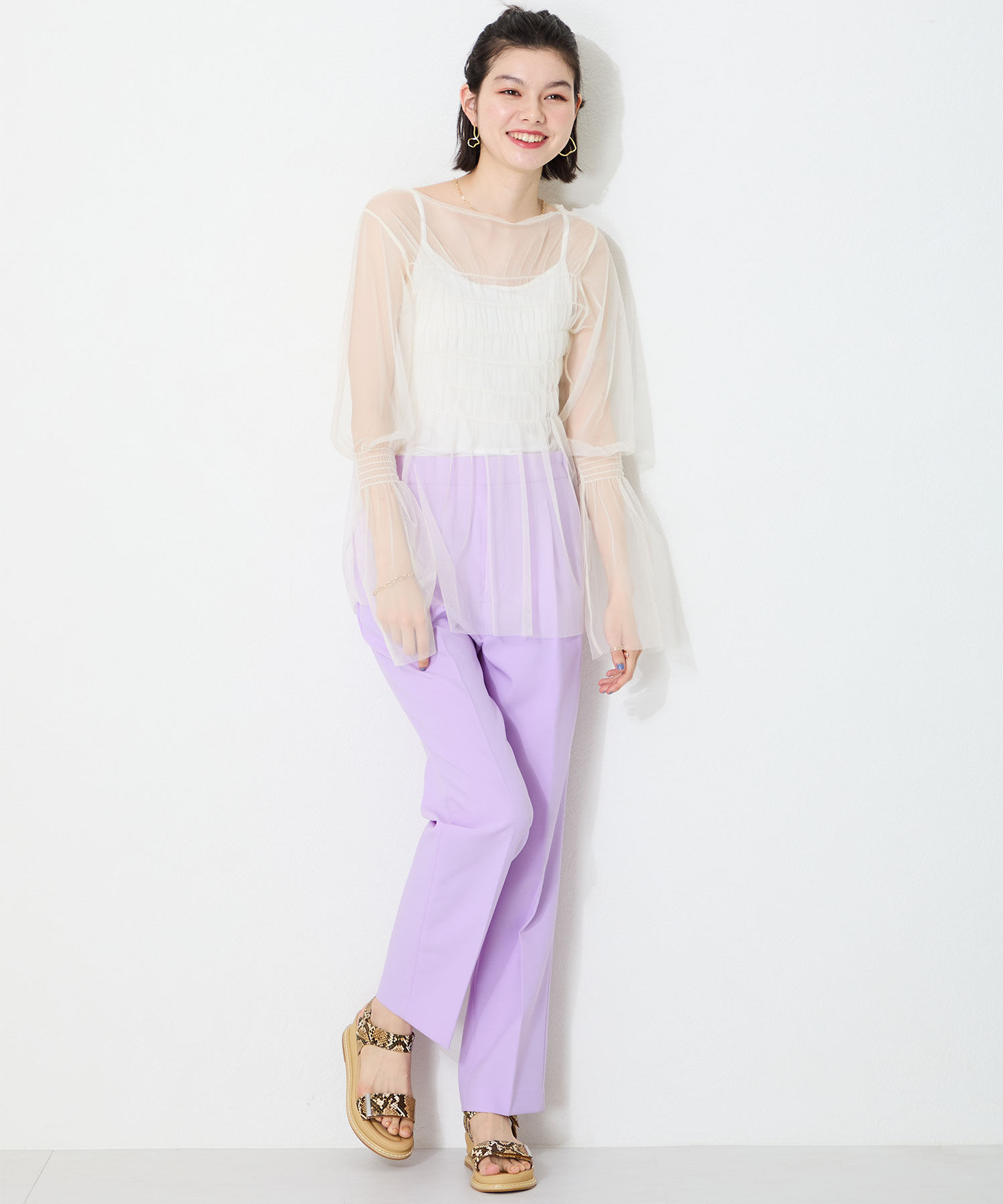 WA Oriental TRaffic「●2025春夏新作●ワンベルトクッションウエッジサンダル/52205 人気 トレンド 売れてる サンダル」|サンダル|