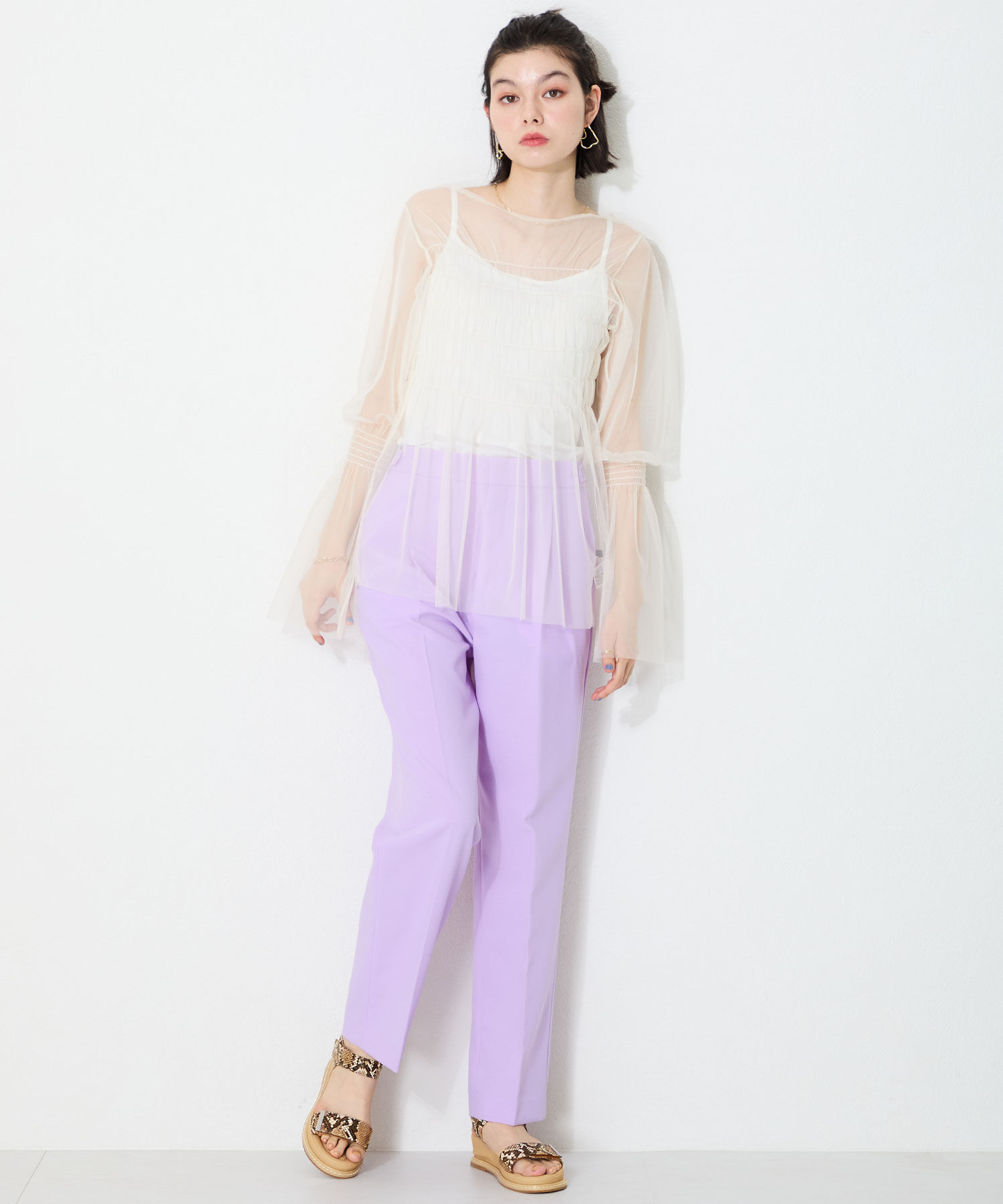 WA Oriental TRaffic「●2025春夏新作●ワンベルトクッションウエッジサンダル/52205 人気 トレンド 売れてる サンダル」|サンダル|