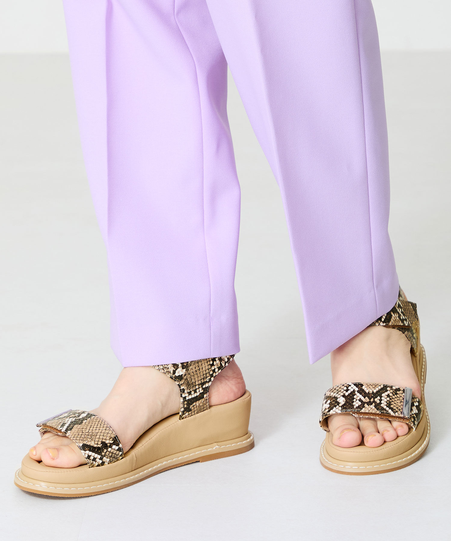 WA Oriental TRaffic「●2025春夏新作●ワンベルトクッションウエッジサンダル/52205 人気 トレンド 売れてる サンダル」|サンダル|