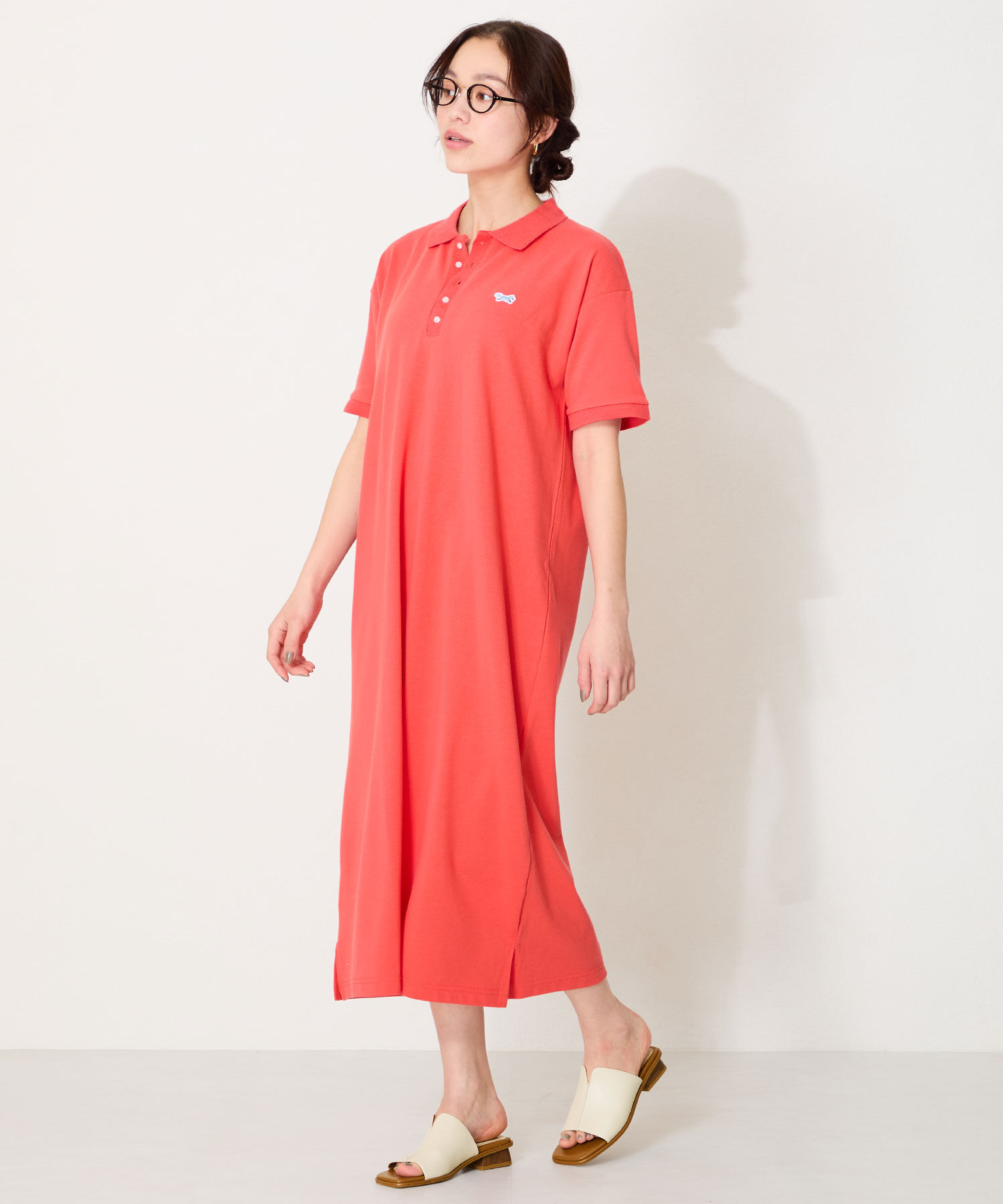 ORiental TRaffic「【WEB限定】●人気アイテム●センタースリットミュールサンダル/55206 サンダル 」|サンダル|