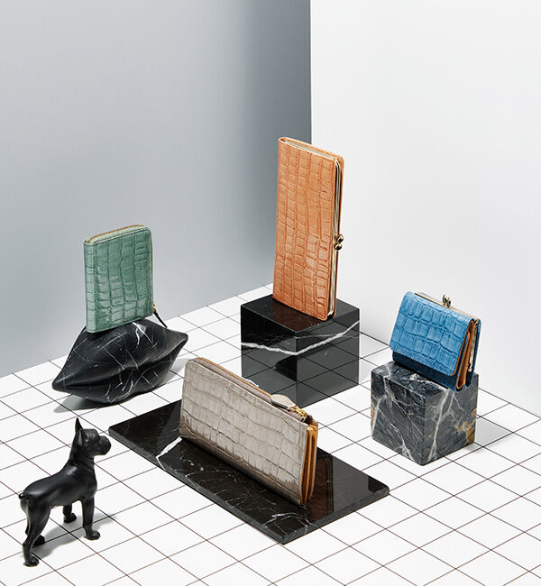 TOPKAPI 「エナメルクロコ型押し・Lファスナーマチ付き長財布 COCCO VERNICE コッコ ベルニーチェ」|財布|