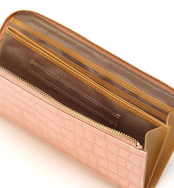 TOPKAPI 「エナメルクロコ型押し・Lファスナーマチ付き長財布 COCCO VERNICE コッコ ベルニーチェ」|財布|