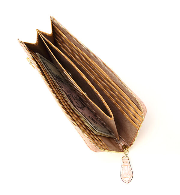 TOPKAPI 「エナメルクロコ型押し・Lファスナーマチ付き長財布 COCCO VERNICE コッコ ベルニーチェ」|財布|