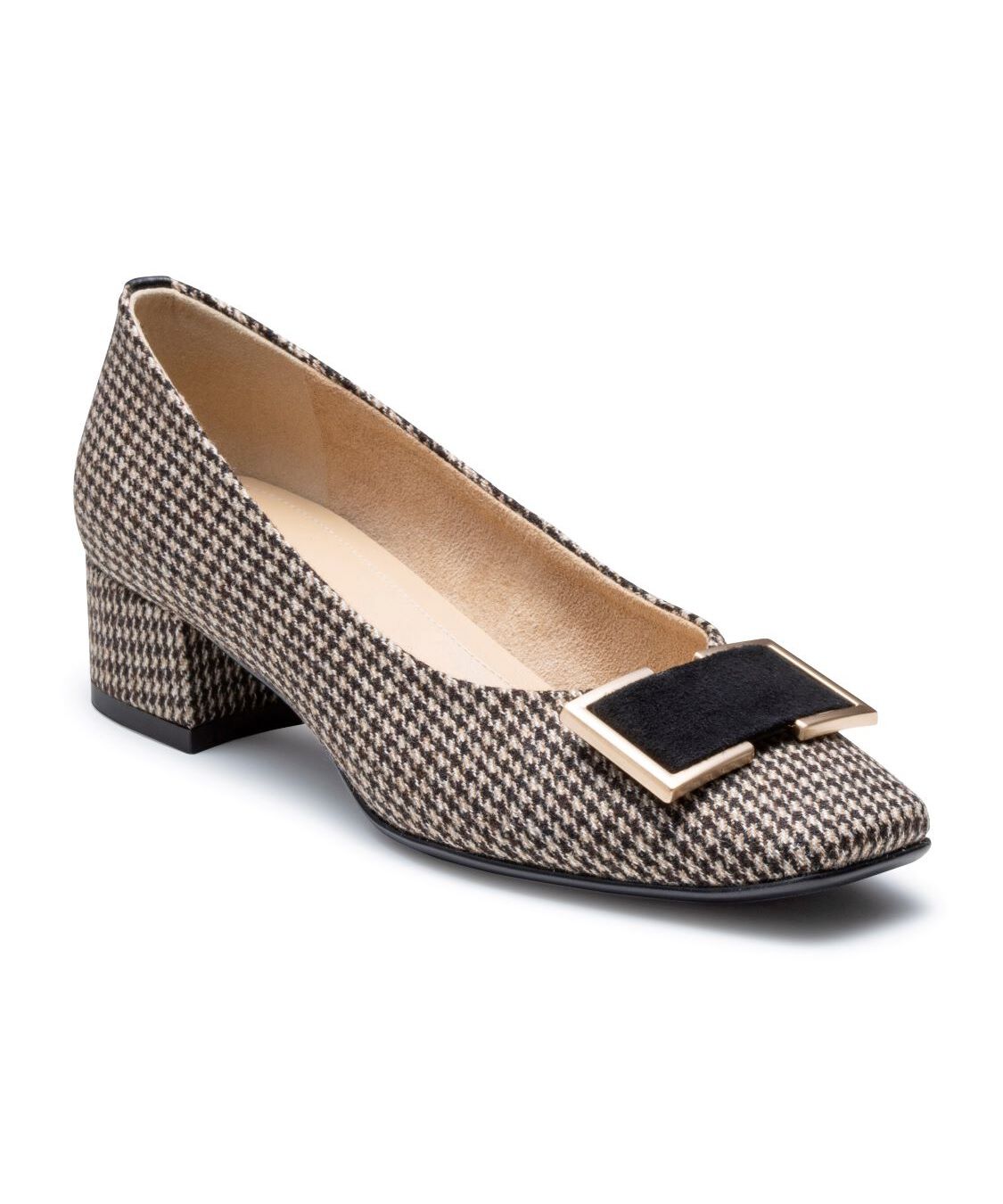 REGAL SHOES「REGAL　スクエアトウパンプス【ヒール35mm】　商品コード：F53RAL」|パンプス|