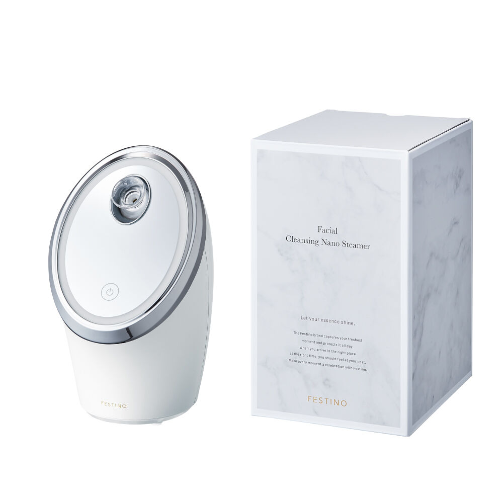 FESTINO「フェスティノ　フェイシャル クレンジング ナノスチーマー SMHB-033」|コスメ雑貨|