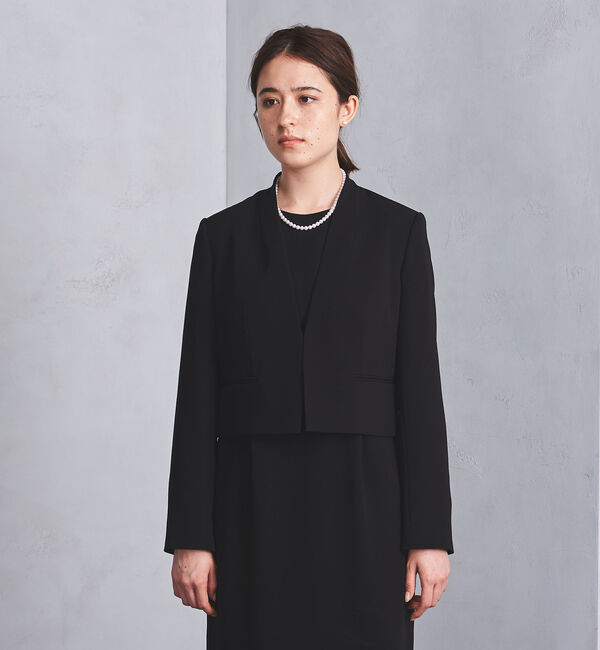 UNITED ARROWS「＜UNITED ARROWS＞フォーマル ノーカラー ジャケット P」|ノーカラージャケット|