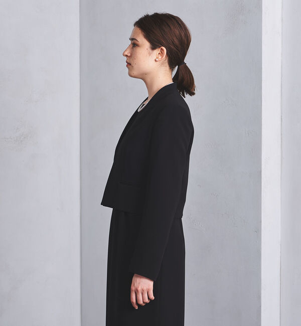 UNITED ARROWS「＜UNITED ARROWS＞フォーマル ノーカラー ジャケット P」|ノーカラージャケット|