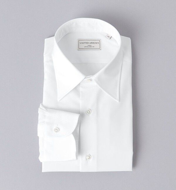 UNITED ARROWS「イージーケア AG ブロード レギュラー シャツ -抗菌防臭-」|シャツ・ブラウス|WHITE