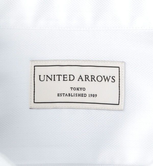 UNITED ARROWS「イージーケア AG ヘリンボーン セミワイドカラーシャツ -抗菌防臭-」|シャツ・ブラウス|