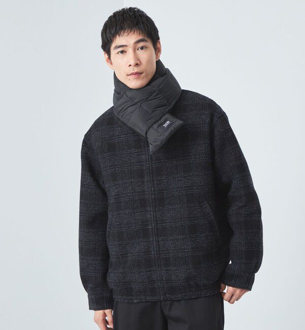 UNITED ARROWS green label relaxing「【WEB限定】＜TAION＞マウンテン リバーシブル ダウン ボア マフラー」|マフラー|