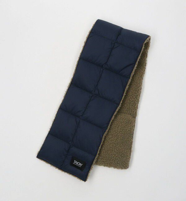 UNITED ARROWS green label relaxing「【WEB限定】＜TAION＞マウンテン リバーシブル ダウン ボア マフラー」|マフラー|