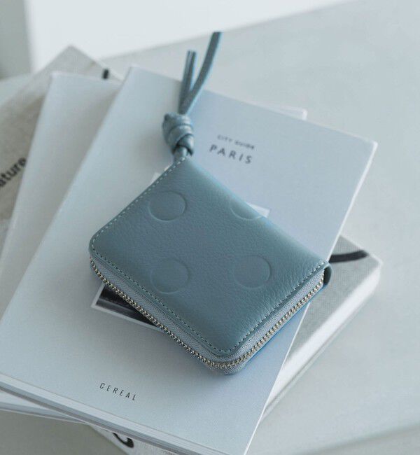 UNITED ARROWS green label relaxing「【別注】＜perche＞レザードット ウォレット / 財布」|財布|LT.BLUE