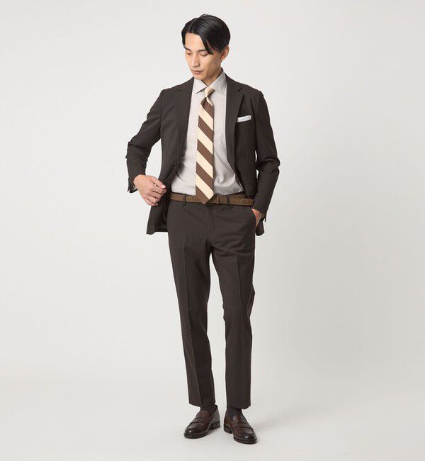 UNITED ARROWS green label relaxing「コットン ブロード ショートワイドカラー ドレスシャツ -形態安定-」|シャツ・ブラウス|