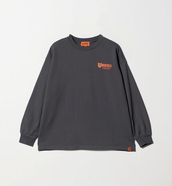 UNITED ARROWS green label relaxing「＜UNIVERSAL OVERALL＞フォトプリント プルオーバー / キッズ  140cm-160cm」|Tシャツ・カットソー|BLACK