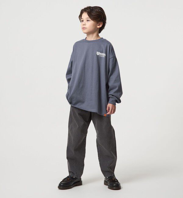 UNITED ARROWS green label relaxing「＜UNIVERSAL OVERALL＞フォトプリント プルオーバー / キッズ  140cm-160cm」|Tシャツ・カットソー|